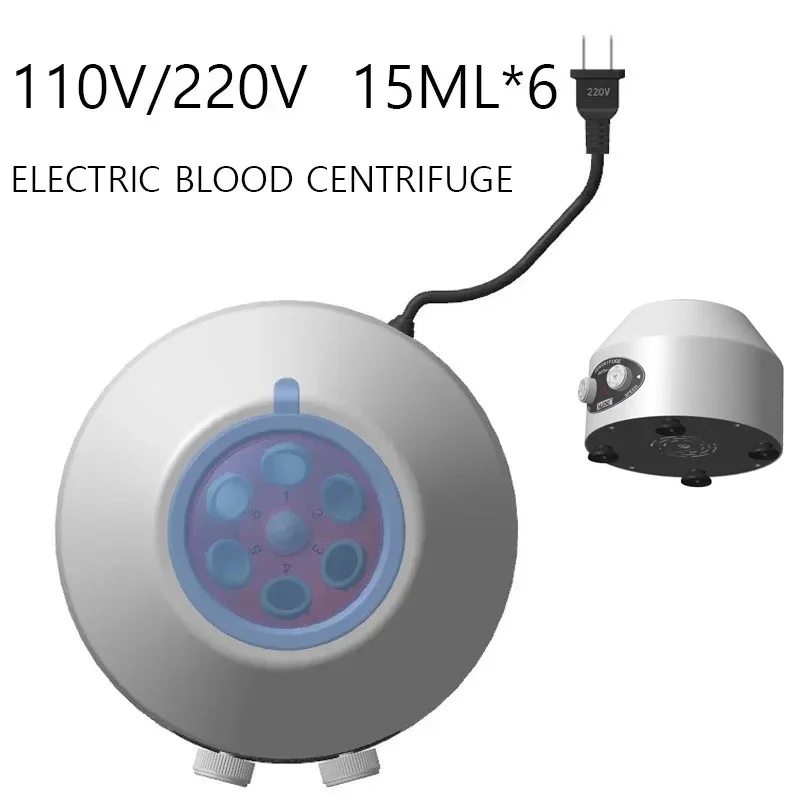 

800MINI Electric Blood Centrifuge Prp Plasma Low-speed Centrifuge Machine Laboratory 220V/110V 15ML Centrifuge Tube 4000rpm