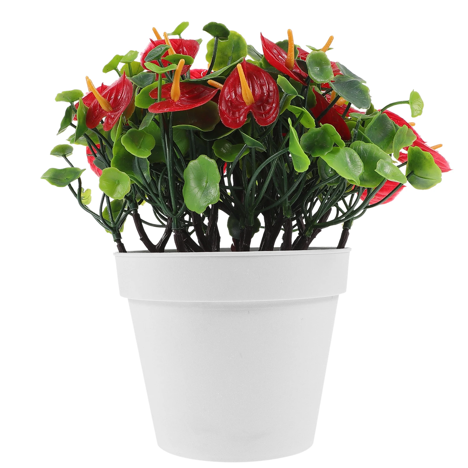 

Artificial Bonsai Decor Fake Potted Plant Greenery Centerpieces Tables Home IndoorRed Palm Desktop Adornments Gardening Supplies