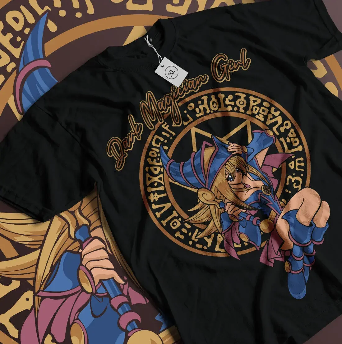 T-Shirt Yu Gi Oh pour Fille Magicienne des Ténèbres, Dessin Animé Yugi Muto