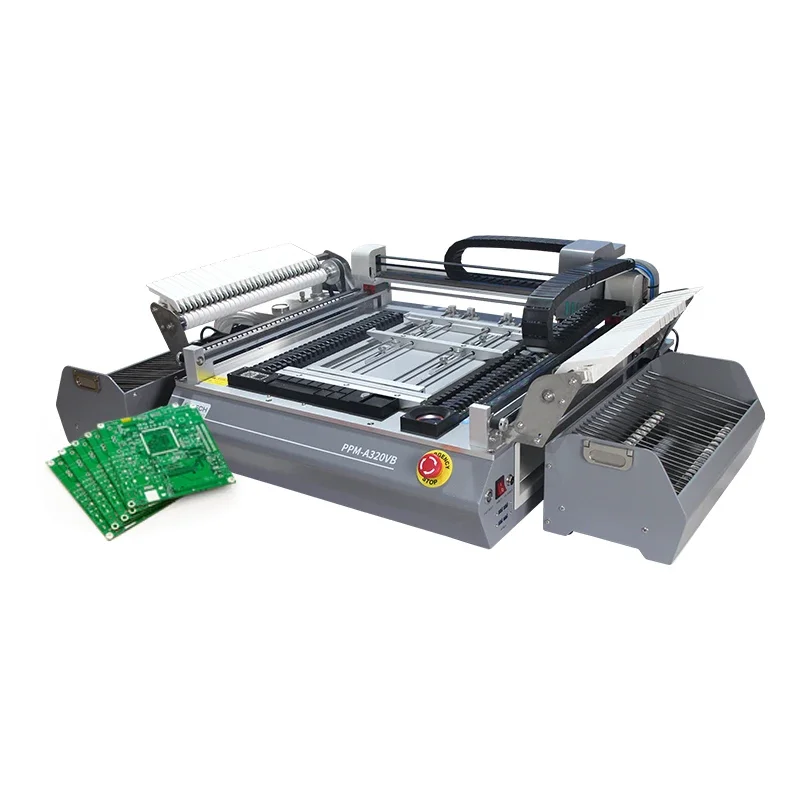 Electronics Production Machinery Pcb Assembly Machine Desktop Chips Mounter Smt Pick And Place Machine Smd For Pcb Assembly Line