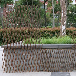 خزانة تقسيم السياج الخشبية الصلبة المرنة ، حديقة خارجية ، فناء ، زخرفة جدار الشرفة ، تسلق مصبغة العريشة أفضل 12 مبيعات فواصل الحدائق - رقم 2