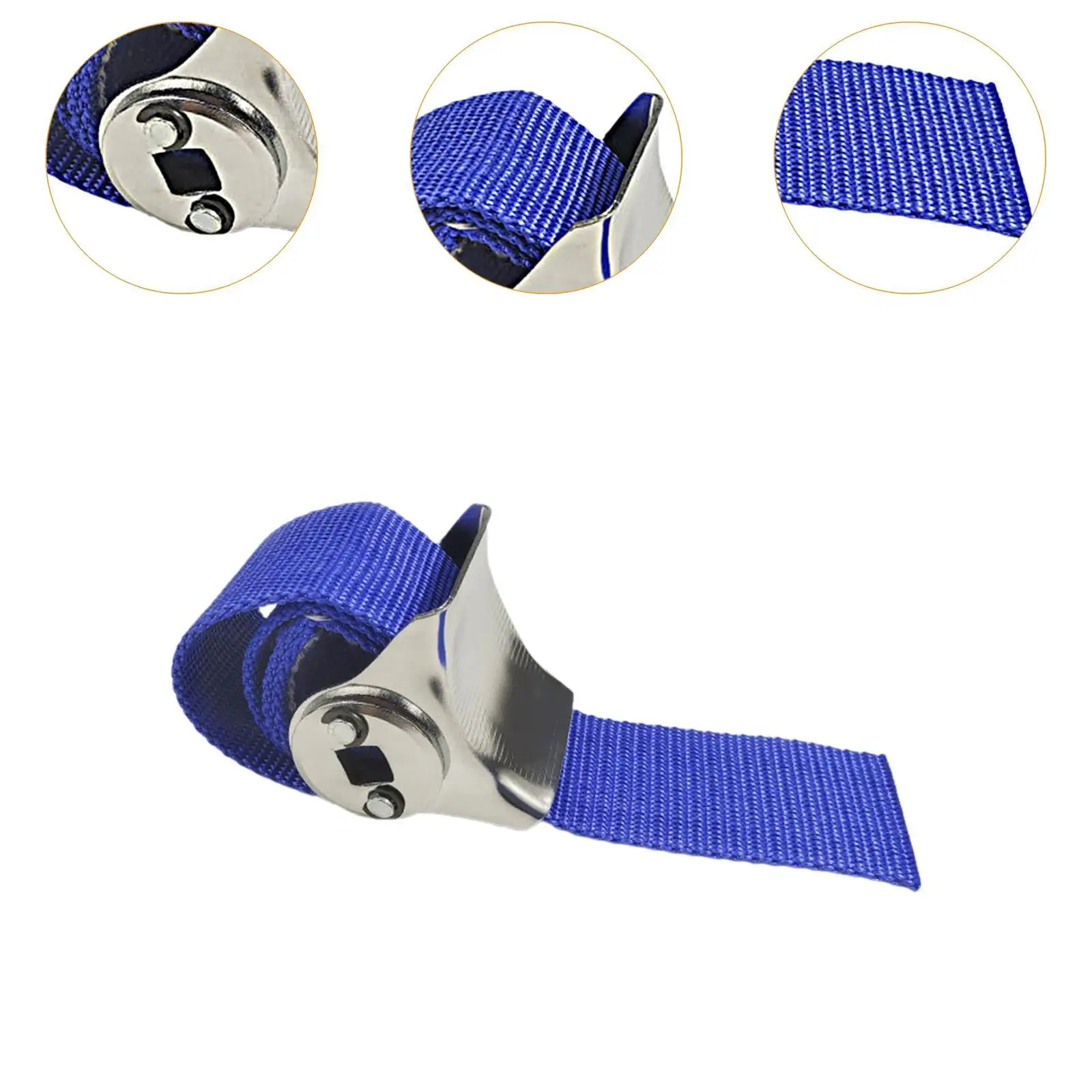 Oil Filter Strap Wrench Anti Slip Multipurpose Adjustable Canvas Strap Replacement for Engine Filter Conduit Fittings view 5