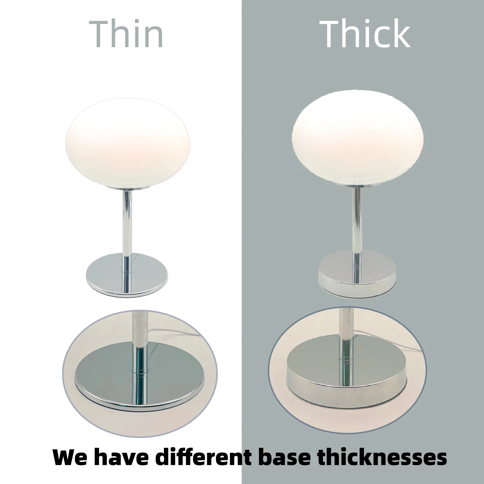 LED 3-Color  Bedside Lamp Modern Home Stay Decor Warm Bedroom Glass Night Light Dining Table Ambience Lighting USB Port