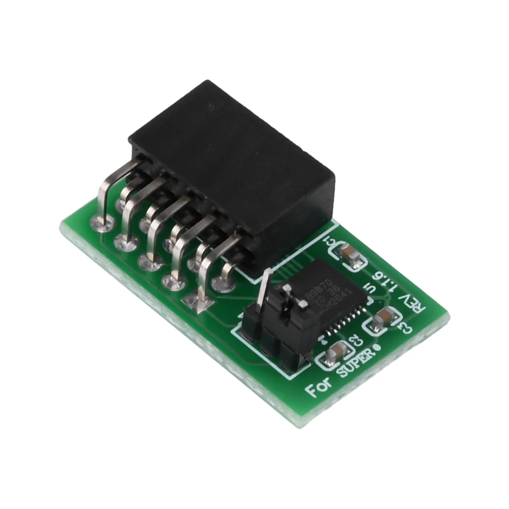 TPM 2.0 Security Module for SuperMicro AOM-TPM-9670V-S 10Pin SPI Compact Plug and Play High Performance