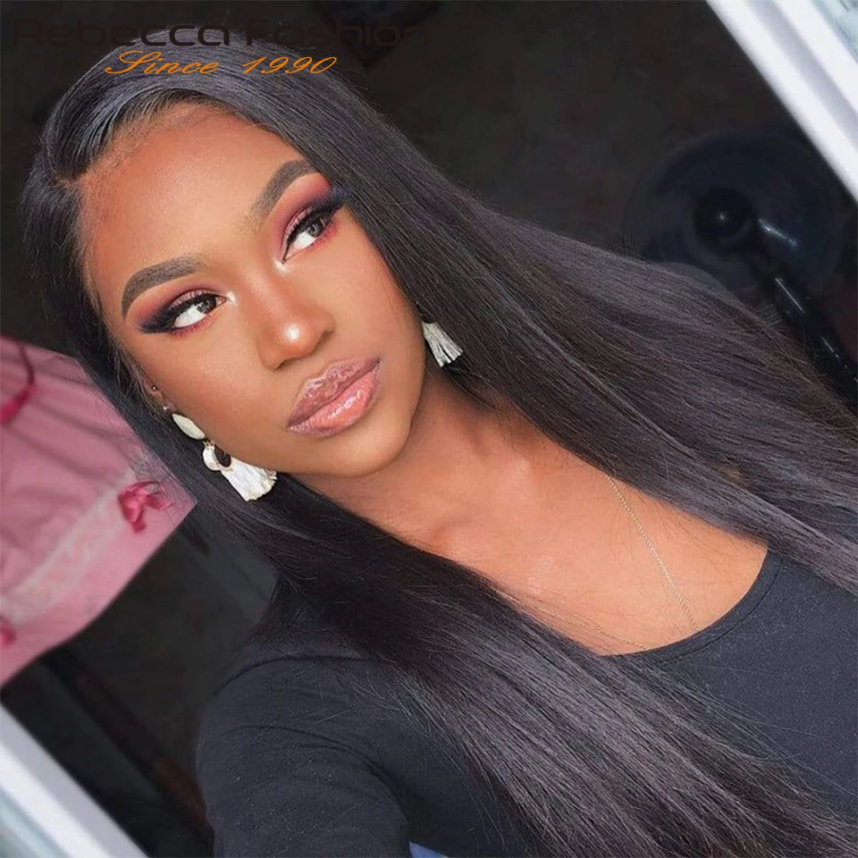 

Brazilian Human Hair Side Part Bob Wigs for Women Natural Color T Part Lace Remy Bone Straight Human Hair 180% Pre Plucked Wigs