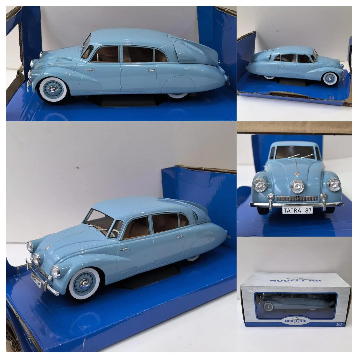 MCG Diecast 1/18 Scale TATRA 87 Vintage Car V7 Alloy Car Model