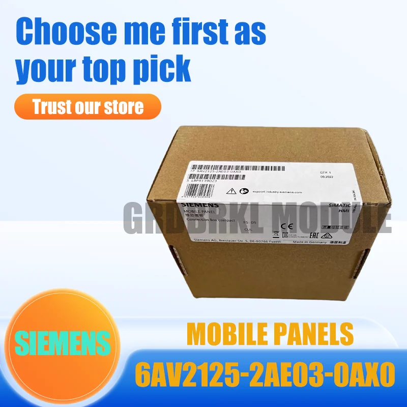 

NEW Original SIEMENS 6AV2125-2AE03-0AX0 Mobile Panel