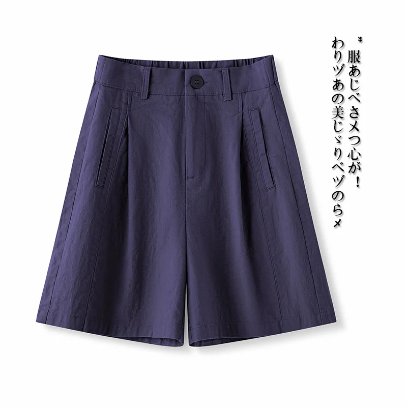 شورت صيفي رقيق كاجوال للنساء، شورت مرن بسيط للتخسيس مريح ومتعدد الاستخدامات بأربعة أرباع #1