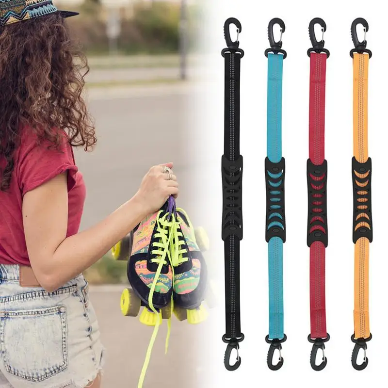 Roller Skate Leash Ski And Snowboard Boot Carrier Straps Roller Skate Straps For Skiing Snowboarding Ice Skates And Inline