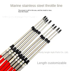 Yacht Boat Marine Throttle Cable Three Metres Gear Line Cable Tie-bar Flexible Axis Outboard Engine Throttle Cable 3 Meters