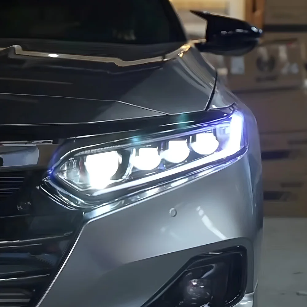 

Car Front Lamps For Honda Accord 10.5th 2018-2020 LED Auto Headlights Assembly Upgrade Dynamic 4 Projector Lens Accessories