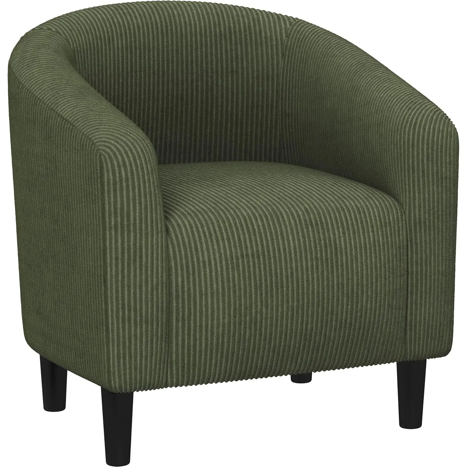 

Accent Barrel Chair, Corduroy Fabric Club Chair, Furry Sherpa Elegant Armchair with Cozy Soft Padded, Suitable for Living Room