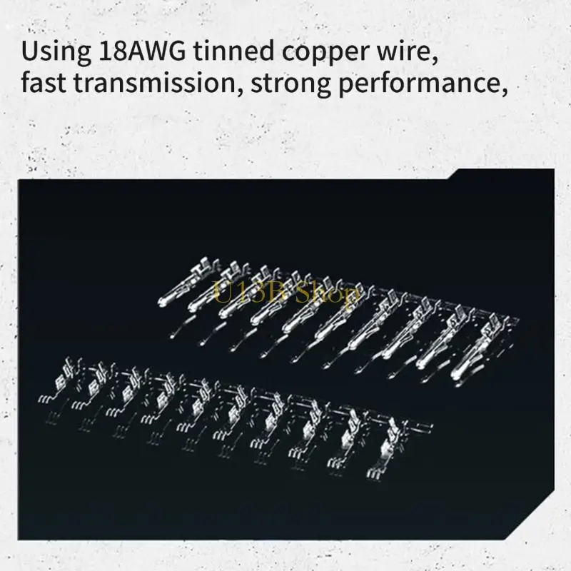 U13B Модульная мощная плетеная кабельная растяжение настройка ATX24PIN PCIE 8PIN ЦП 8PIN с расческами