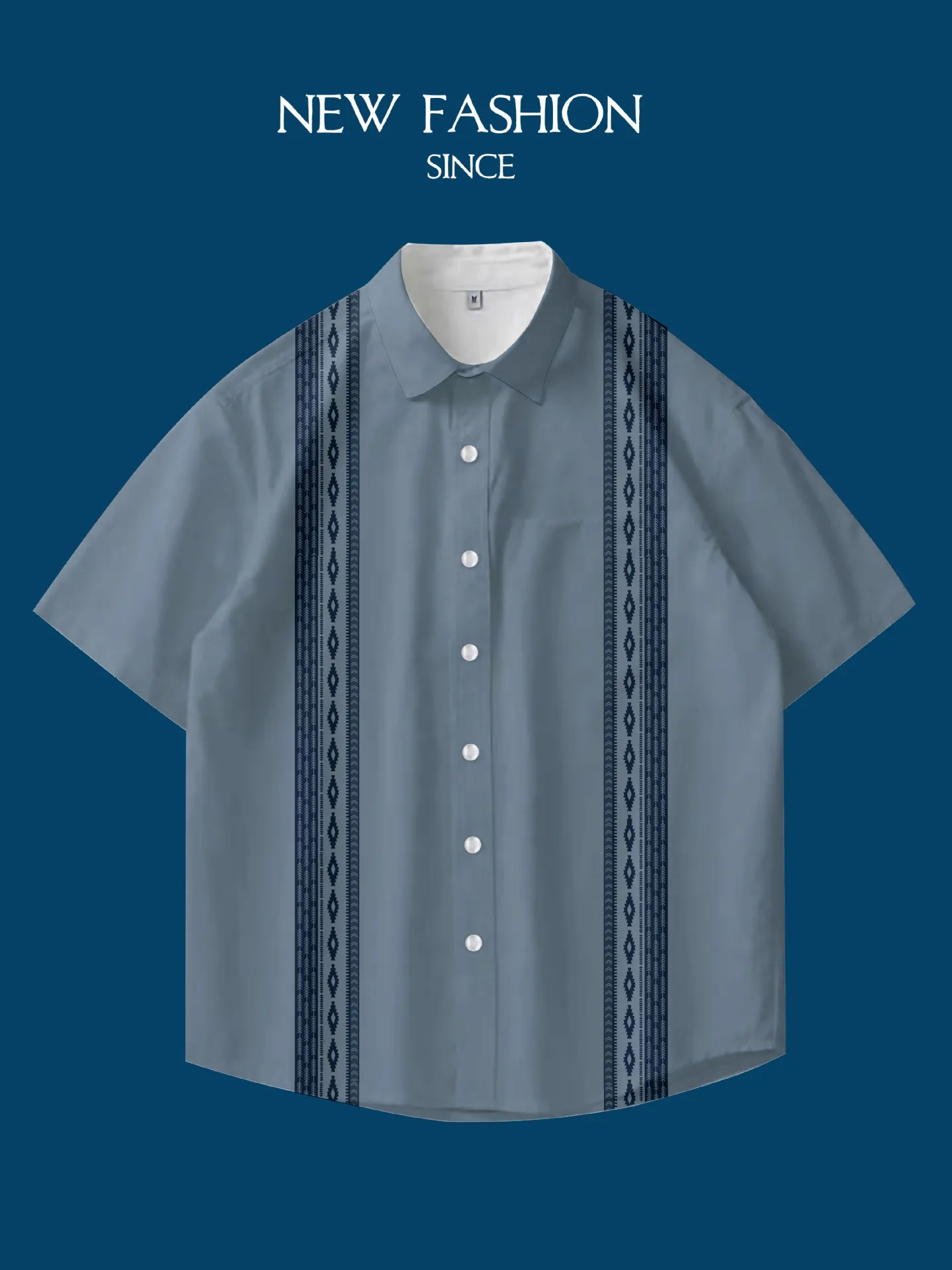 New Hawaiian flower shirt men's short sleeved cross-border 3D printed shirt high-end beach plus size casual jacket