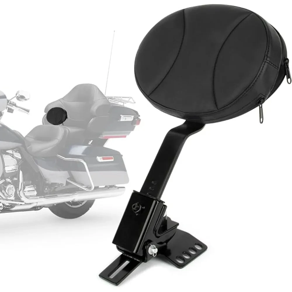 

Motorcycle Adjustable Driver Backrest Kit for Harley Touring Street Glide Road Glide Road King Electra Glide 1997-2025