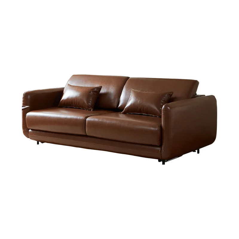 Multifunctional sofa bed, foldable dual-purpose, homestay hotel room furniture, self-contained mattress, flipped sofa bed