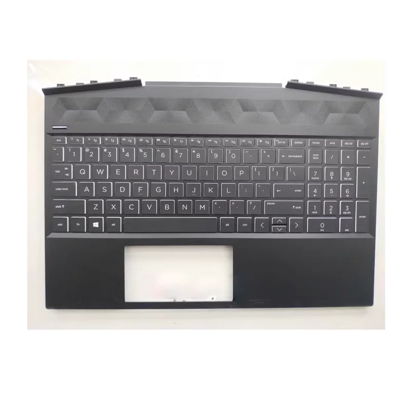 

US Layout Keyboard for HP Gaming Pavilion 15-DK 15-DK0126TX TPN-C141 BACKLIT with White Backlight C Shell