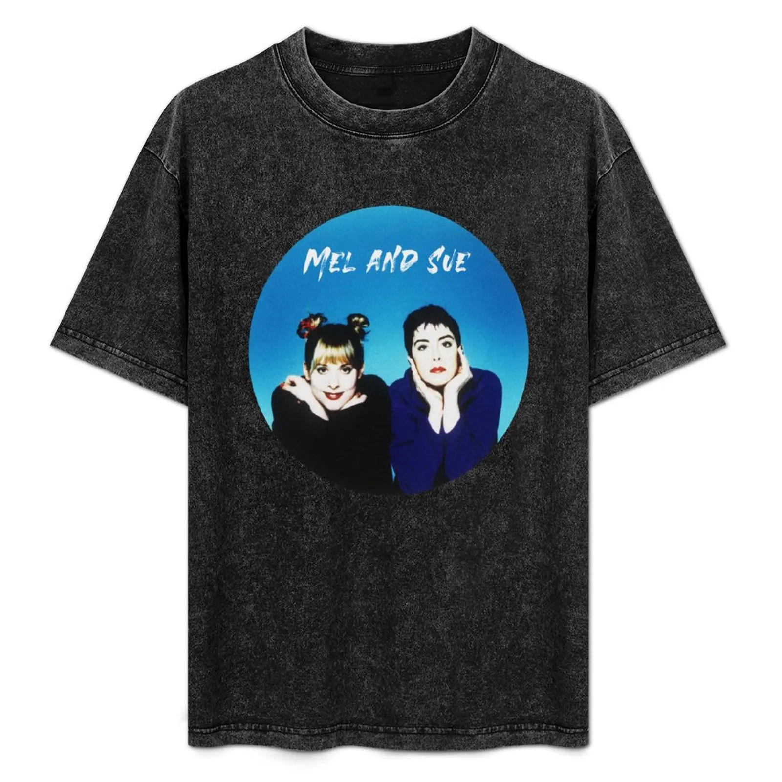 

Mel Giedroyc and Sue Perkins T-Shirt sweat graphics oversized t shirt men