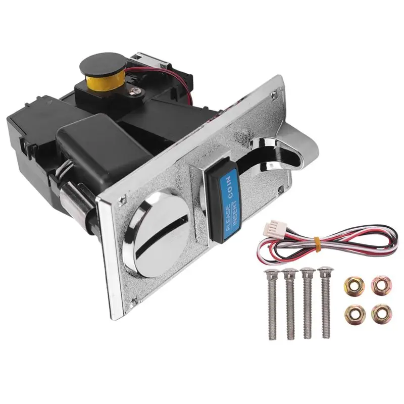 

B11A-Multi Coin Acceptor Electronic Roll Down 4P Port Electronic Coin Selector Vending Machine Arcade Game Ticket Redemption