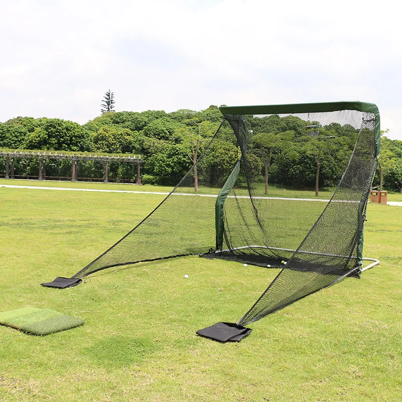 شبكة ضرب ممارسة الجولف على شكل حرف Z بطول 7 أقدام مع شبكة جانبية مصممة لوسائل تدريب عشاق الجولف #5