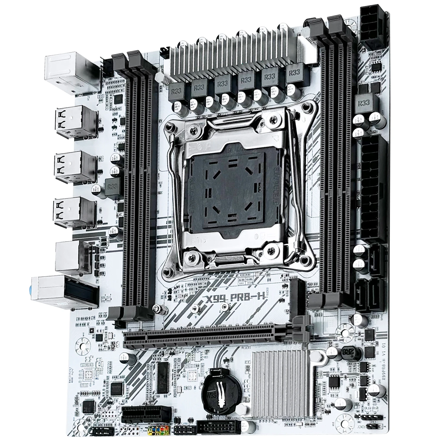 Imagem -05 - Placa-mãe Slot Lga 20113 Suporte Xeon Cpu e5 2666 2673 2696 Processador v3 Memória Ddr3 Ram Nvme M.2 Usb 3.0 Machinist-x99