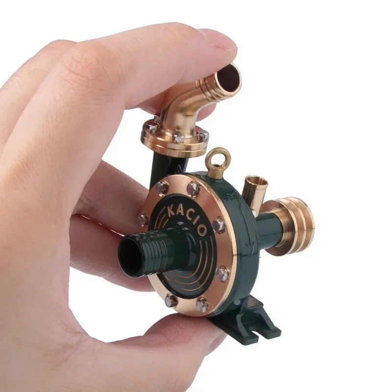 KACIO B30-1 Mini Brass Impeller Centrifugal Water Pump Model Suitable For Steam Engine Interal Combustion Engine Model - Green