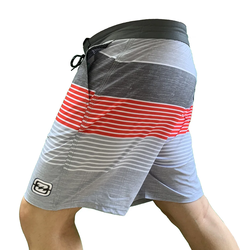 Männer Strand Shorts 4-Wege elastische schnell trocknende Boards horts Badehose Bermuda Surfhose Sportswear Fitness hose homme