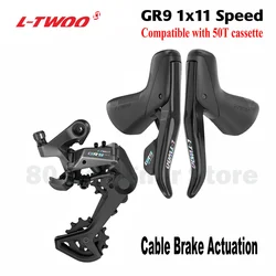 LTWOO GR9 1x11 Speed,11s Road Groupset, R/L Shifters+Rear Derailleurs, gravel-bikes Cyclo-Cross, ltwoo 11 speed 11-50T cassette