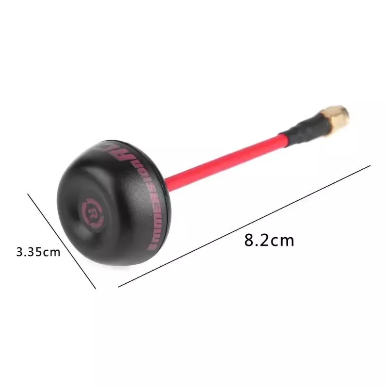 FatShark 5.8GHz RHCP Mushroom Antenna-Long Range FPV RX/TX with SMA Male & RP SMA Low Latency for Racing Drones & DJI Goggles