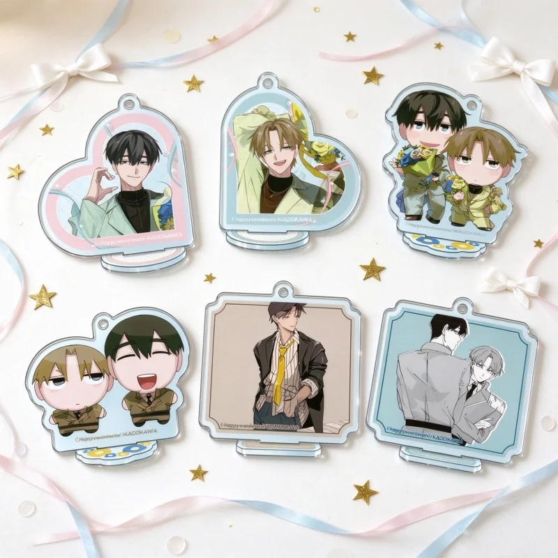 Egil/Kuro Desk Decor Acrylic Stand Figure Keychain Anime The Loyal Dog-Like Subordinate and the Tsundere Second Lieutenant 10CM