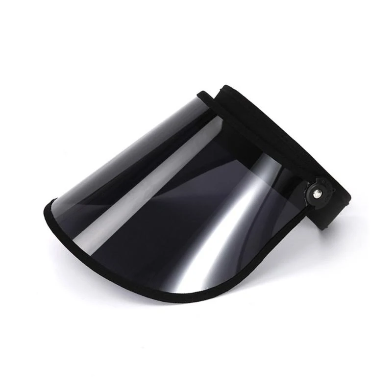 Портативный черный пустой цилиндр, прозрачная регулируемая кепка для женщин, солнцезащитная шляпа, летняя шляпа от солнца, велосипедная походная кепка с козырьком