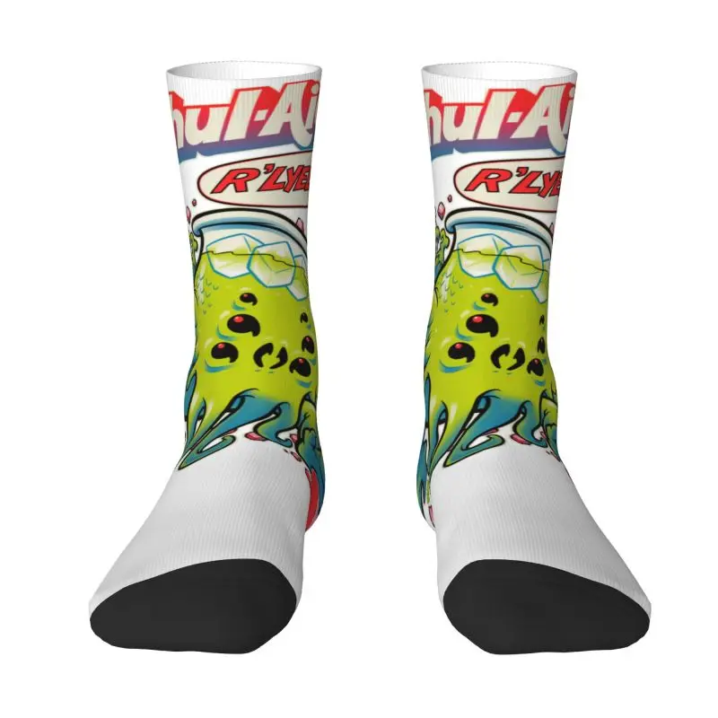 Custom Cool Cute Cthulhu Socks Women Men Warm 3D Print Lovely Cartoon Basketball Sports Socks