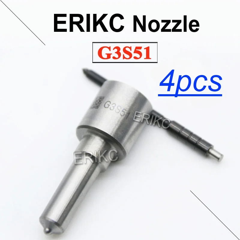 

4PCS G3S51 Diesel Fuel Sprayer Nozzle G3 S51 Injector Tip 293400-0510 For Nissan 295050-1050 DCRI301050 9729505-105 16600-5X30A