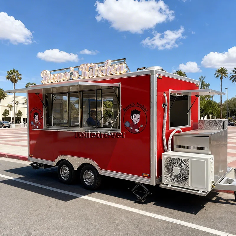 

Коммерческий передвижной фудтрак для уличной торговли, мобильный фургон для быстрого приготовления донер-кебаба с полностью оборудованной кухней