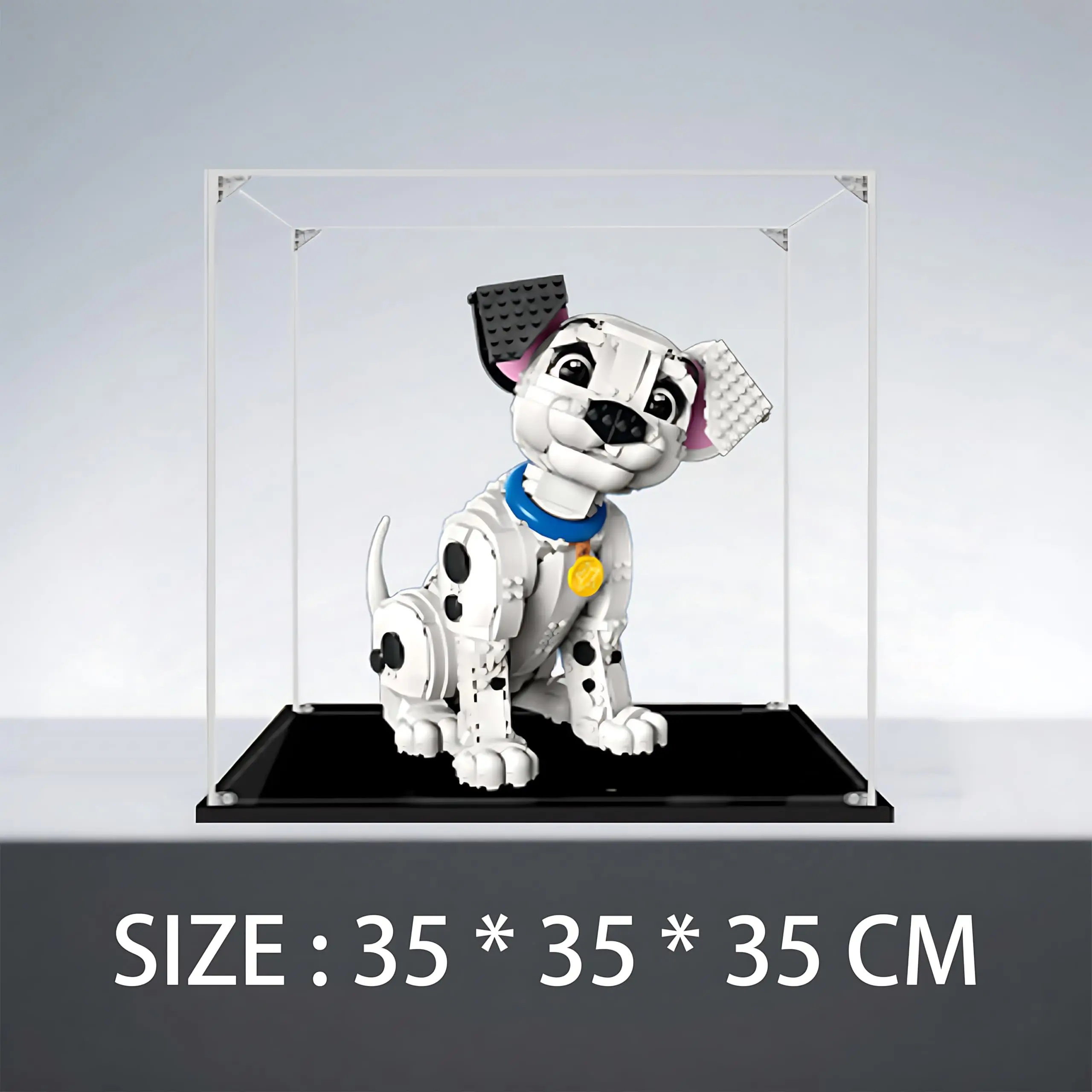 

Acrylic Display Box for Lego 43269 – 101 Loyal Dogs Building Block Set – Transparent Display Case (Display Case only, no mode