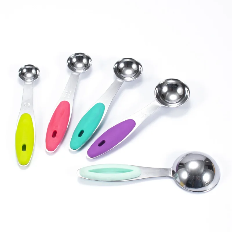 

Baking Tools Stainless Steel Measuring Cup, Measuring Spoon Ten-piece Set Kitchen Seasoning Utensils