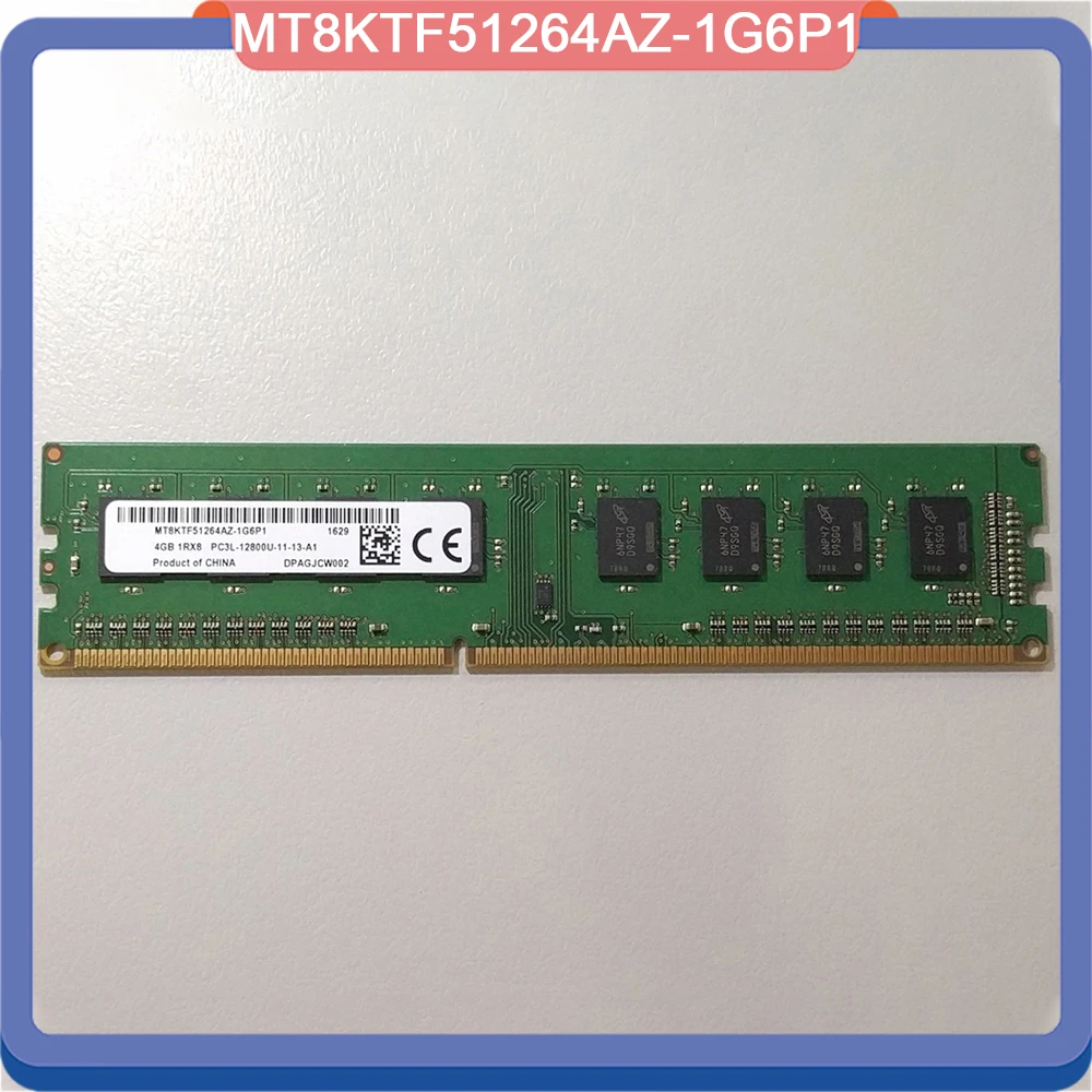 2PCS RAM For MT 4GB DDR3L 1600MHz 1RX8 PC3L-12800U Desktop Memory MT8KTF51264AZ-1G6P1