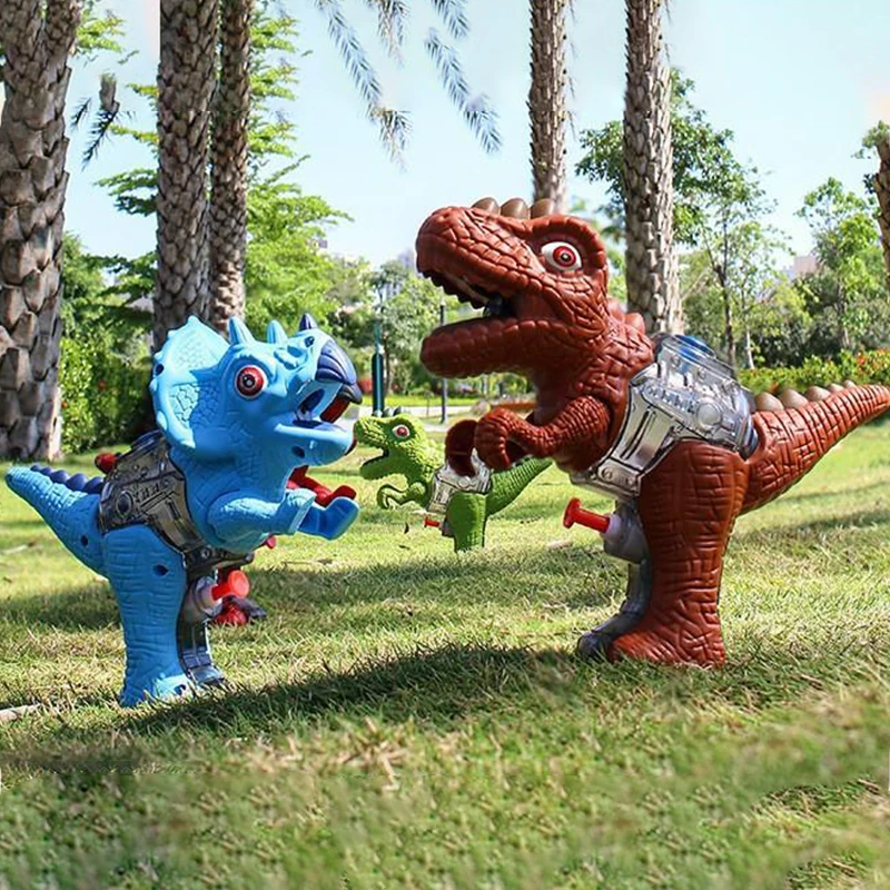Pistola de juguete de dinosaurio con pulverización de agua: perfecta para actividades al aire libre en la playa en verano