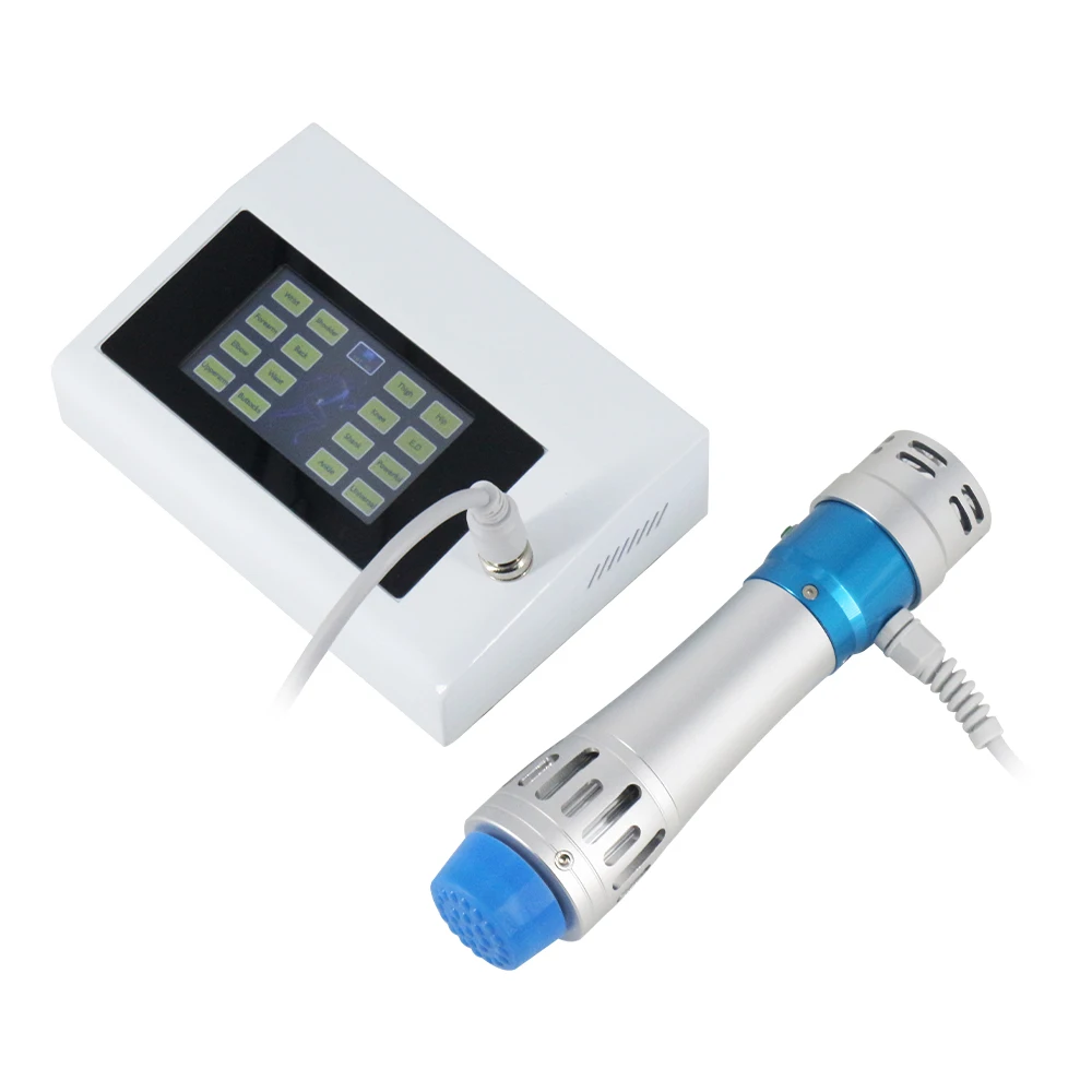 Máquina de terapia de ondas de choque, relajación muscular, instrumento profesional de ondas de choque, tratamiento ED y masajeador corporal para aliviar el dolor, 300MJ