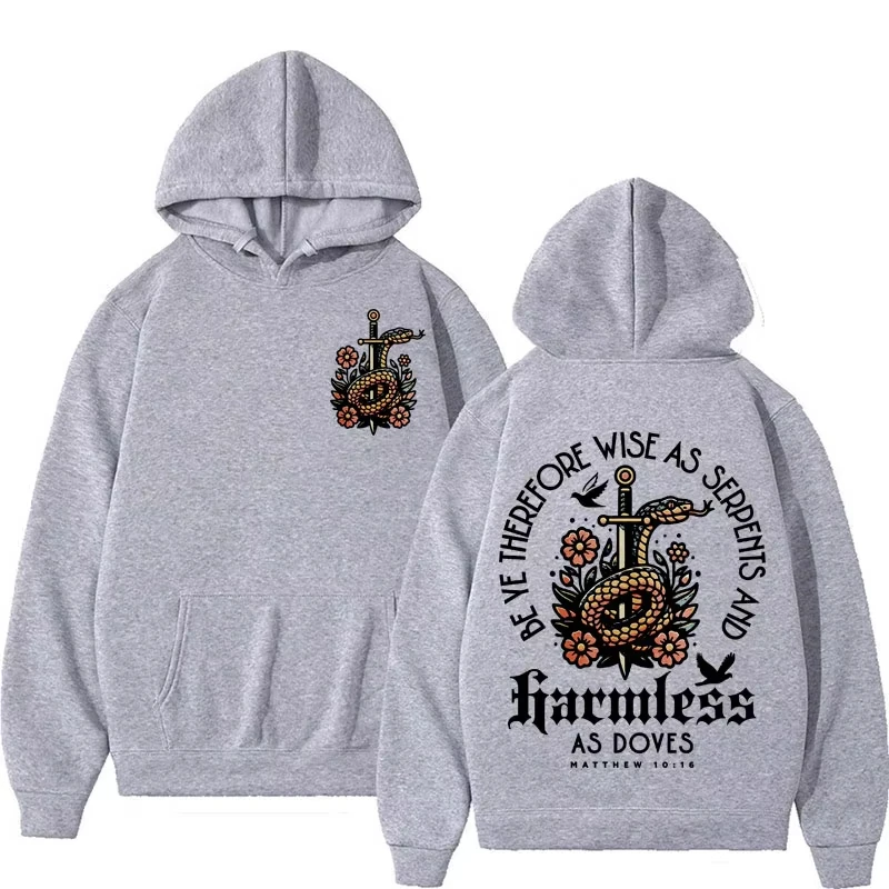 

Y2k Street Sweatshirt Hip Hop Gothic Hoody Men Women Harajuku Christian Aesthetic Apparel Hoodie Bible Verse Religious Faithful