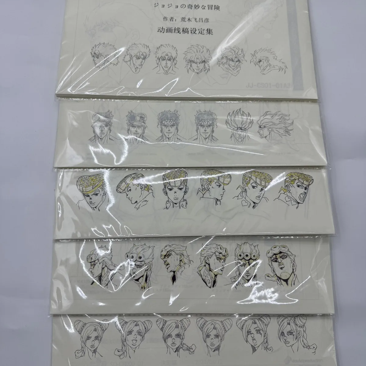 JoJo's 1‑6 Complete Art Book, 840 Pages Original Line Art Manuscript Sketchbook, Anime Setting Reference Collectible Book