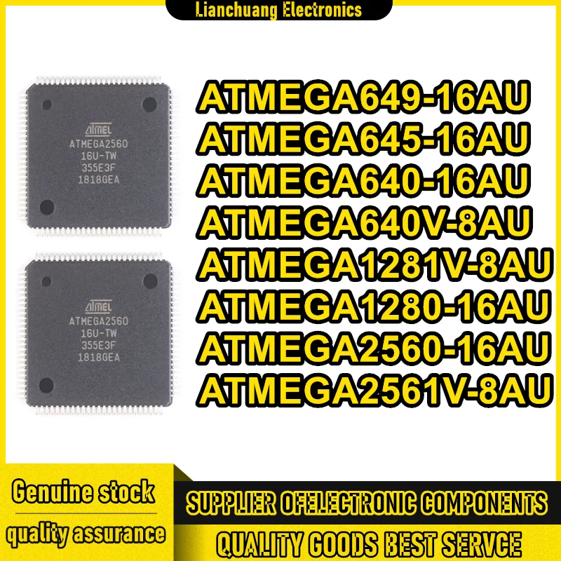 ATMEGA649-16AU ATMEGA645-16AU ATMEGA640-16AU ATMEGA640V-8AU ATMEGA1281V-8AU ATMEGA1280-16AU ATMEGA2560-16AU ATMEGA2561V-8AU New