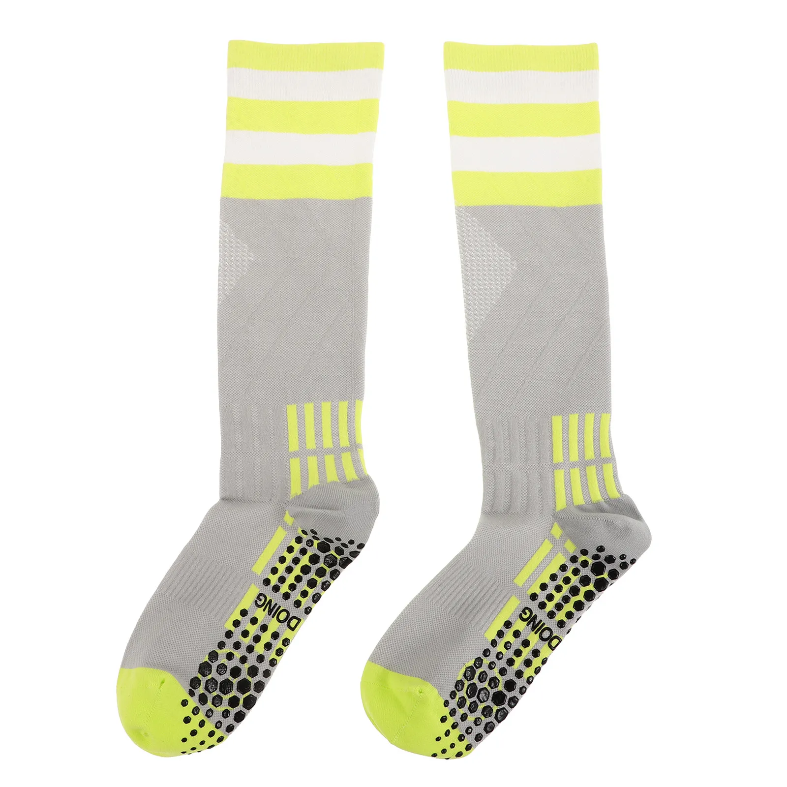 

1Pair Anti-Slip Fitness Compression Socks Men Knee High Breathable Elastic Athletic Socks for Running Cycling Sports Support