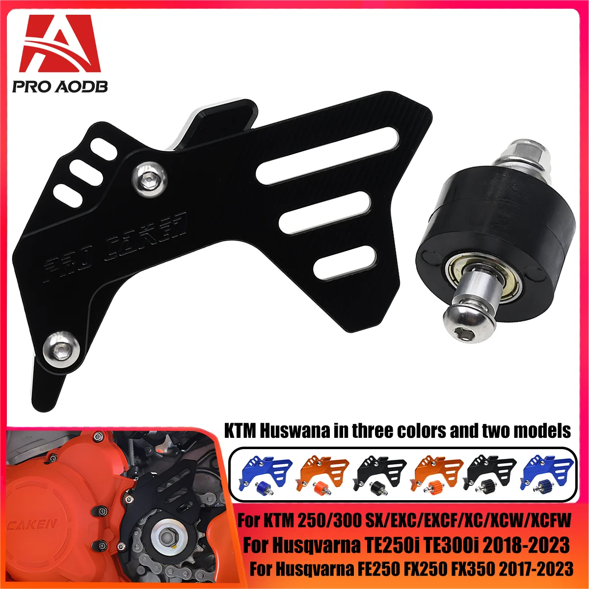 

Motorcycle modification accessories CNC Front Sprocket Cover Case Saver Protector Chain Guard For KTM SX SXF EXC EXC-F XC XCF
