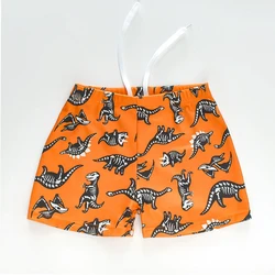 2022 Boy's Swimming Trunks Cartoon Dinosaur Printed Short Pants Beach Swimwear Elastic Shorts Kids Bathing Suits Bottoms