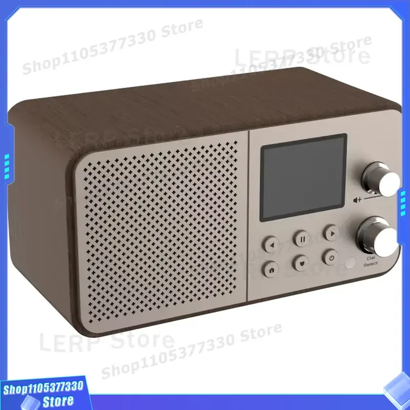 2.4 Inch Color Display Stereo Internet Radio with Cassette Player and Scanner Function for Home Audio System Vintage Style