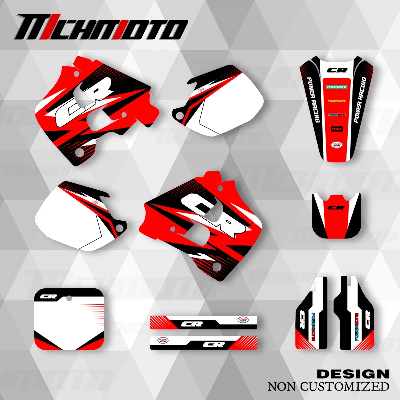 

MCHMFG новый стиль графические наклейки комплект наклеек для HONDA CRF125 250 1991, 1992 CRF250