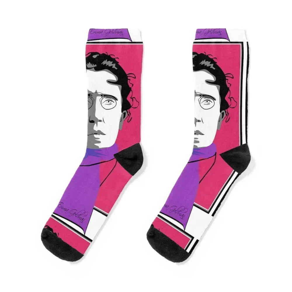 

Emma Goldman Socks cartoon japanese fashion cycling anime Ladies Socks Men's