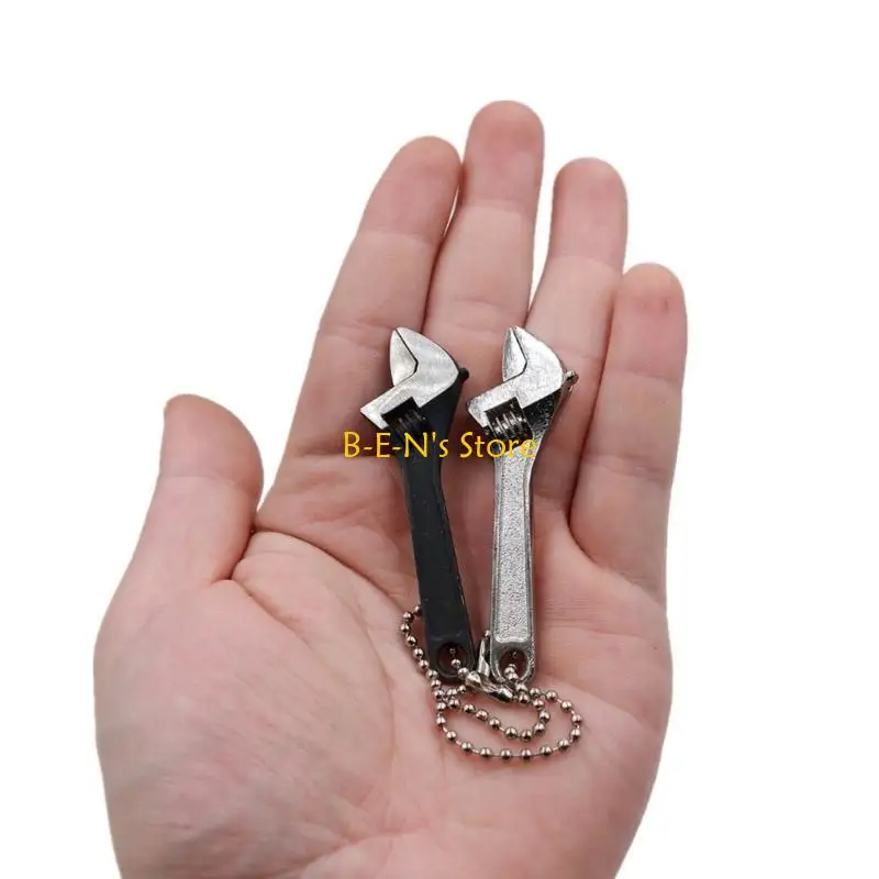 

Y1AD Mini Metal Adjustable Wrench Hand Tool 0-10mm Jaw Spanner Carbon Steel 2.5-inch