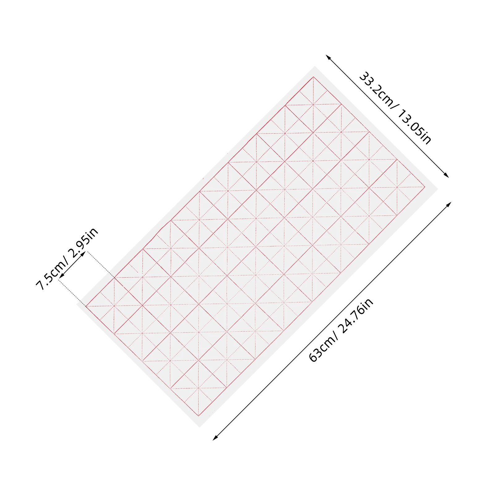 50 Pcs 7.5cm Grids Ink Practice Paper Japanese Brush Chinese Rice With Grids Character Beginners Artist For Writing